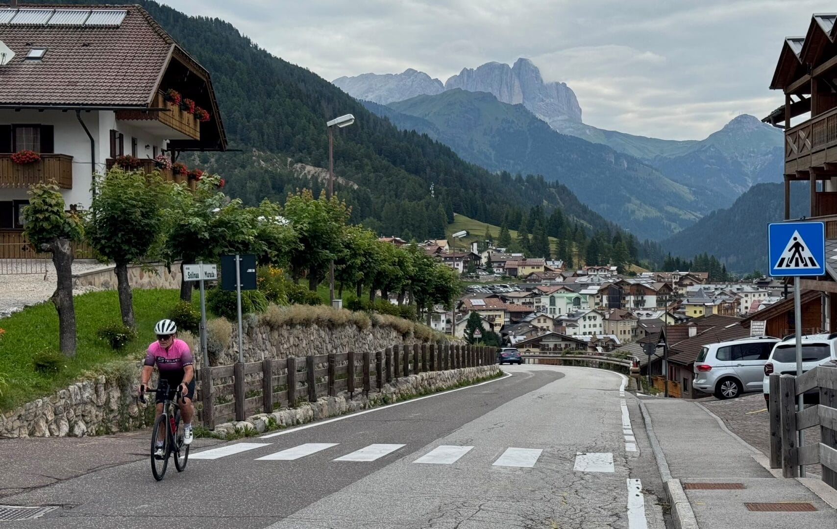 On the Passo Costalunga