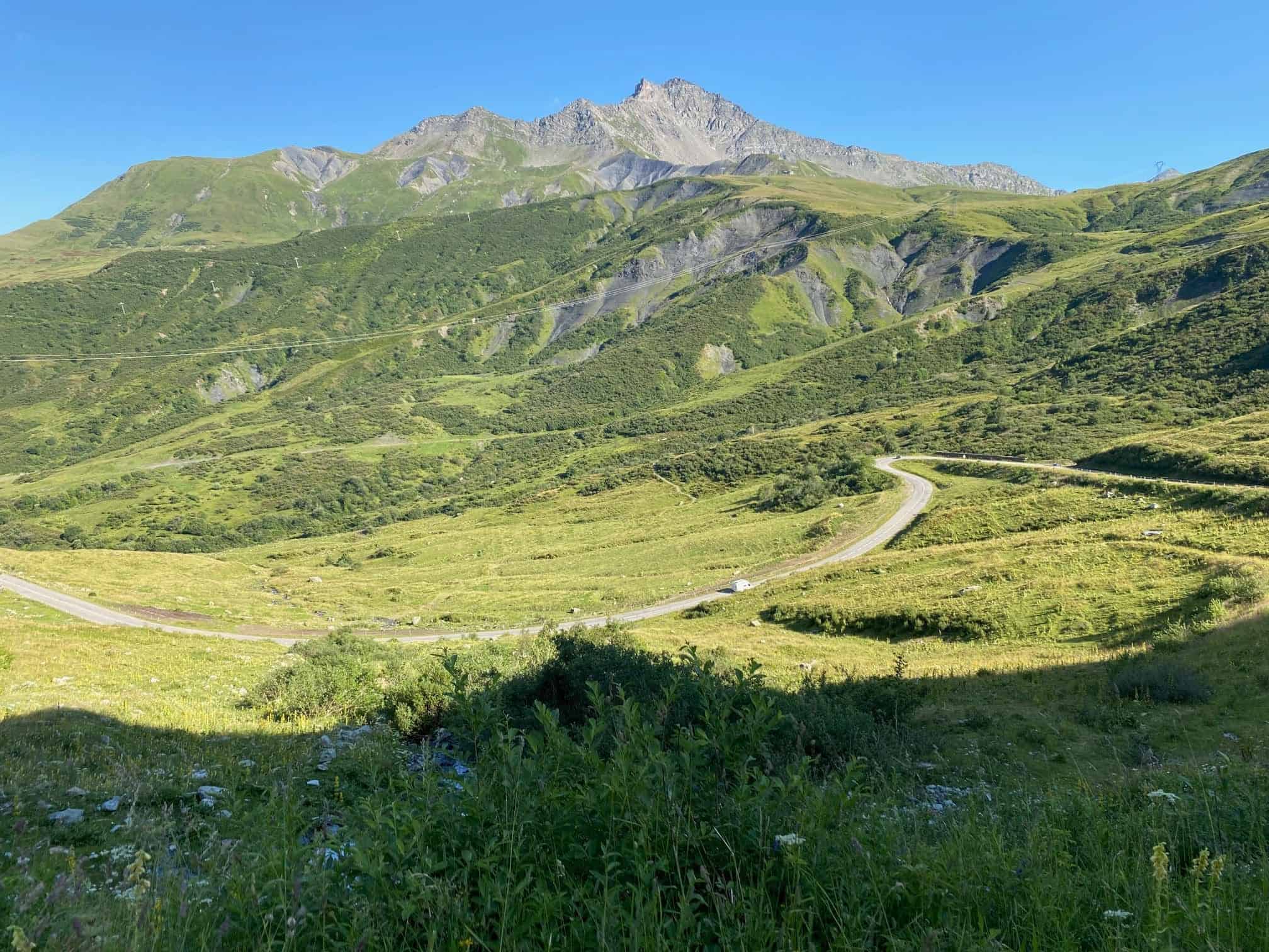 Madeleine ascent from Feissons