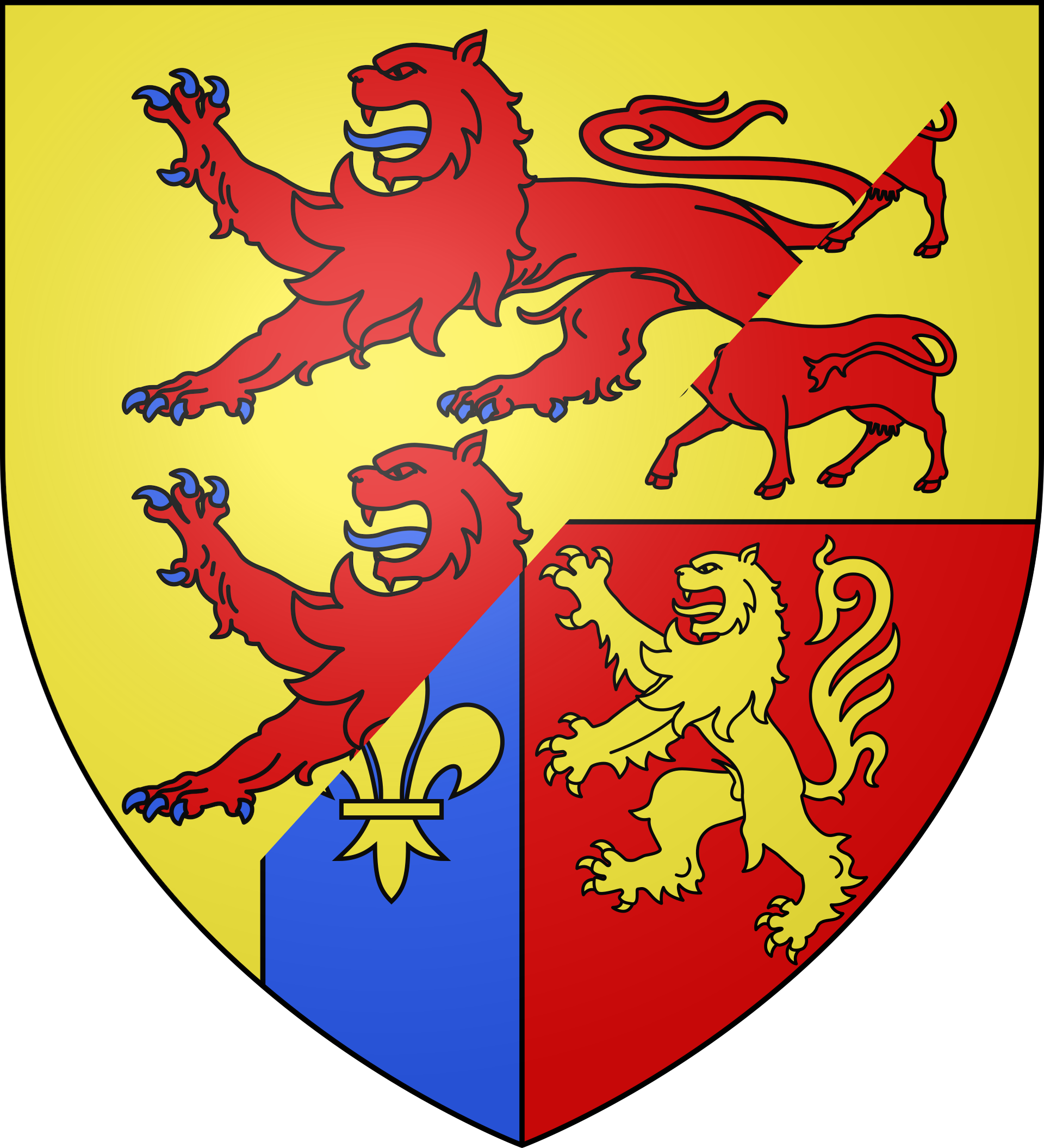 Blason Hautes-Pyrenees-Atlantique