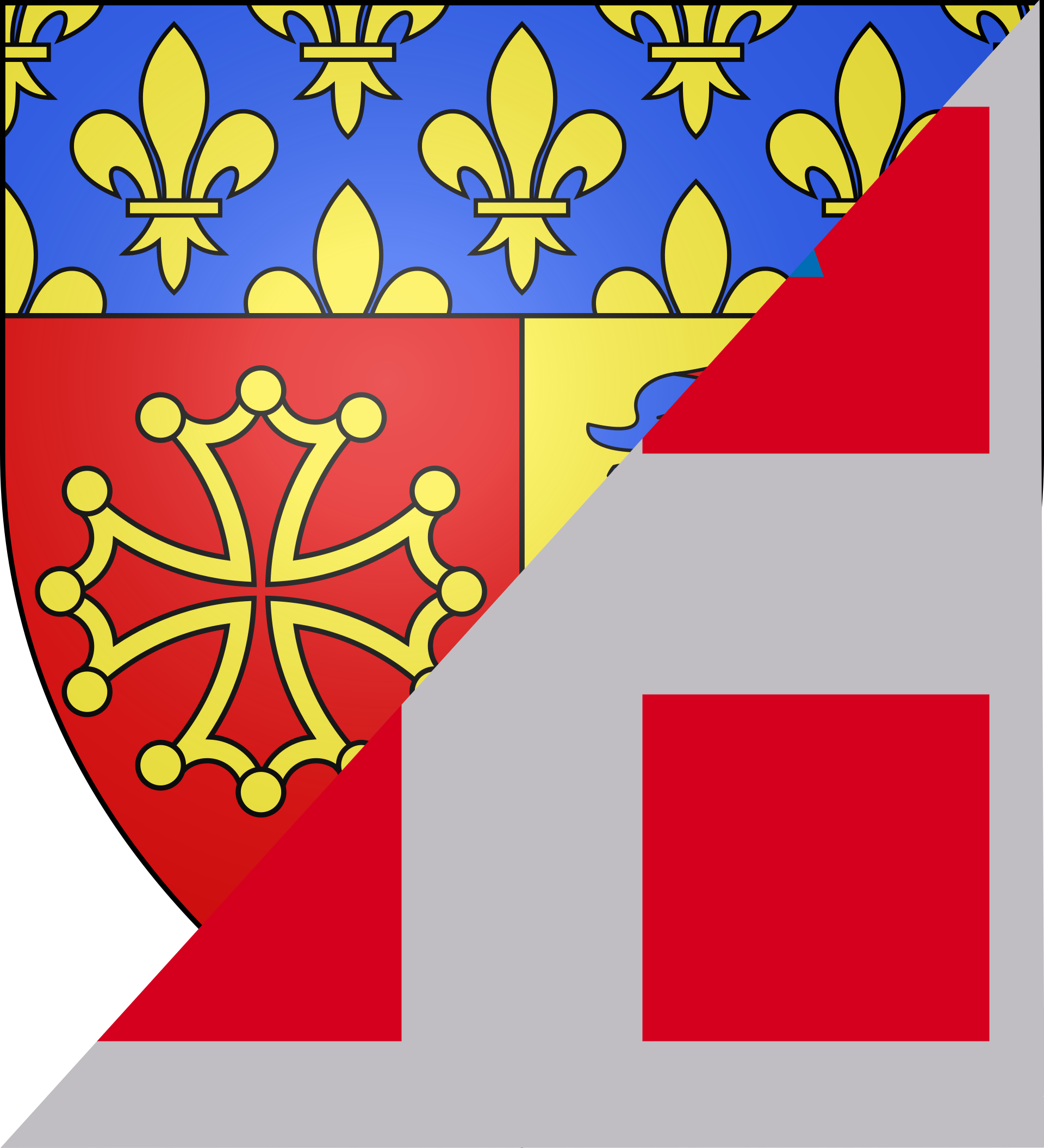 Piemonte IT Hautes-Alpes FR COA